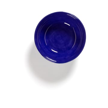 Ottolenghi Feast bowl L Ø17 cm 4-pack - Dark blue stripes-white - Serax