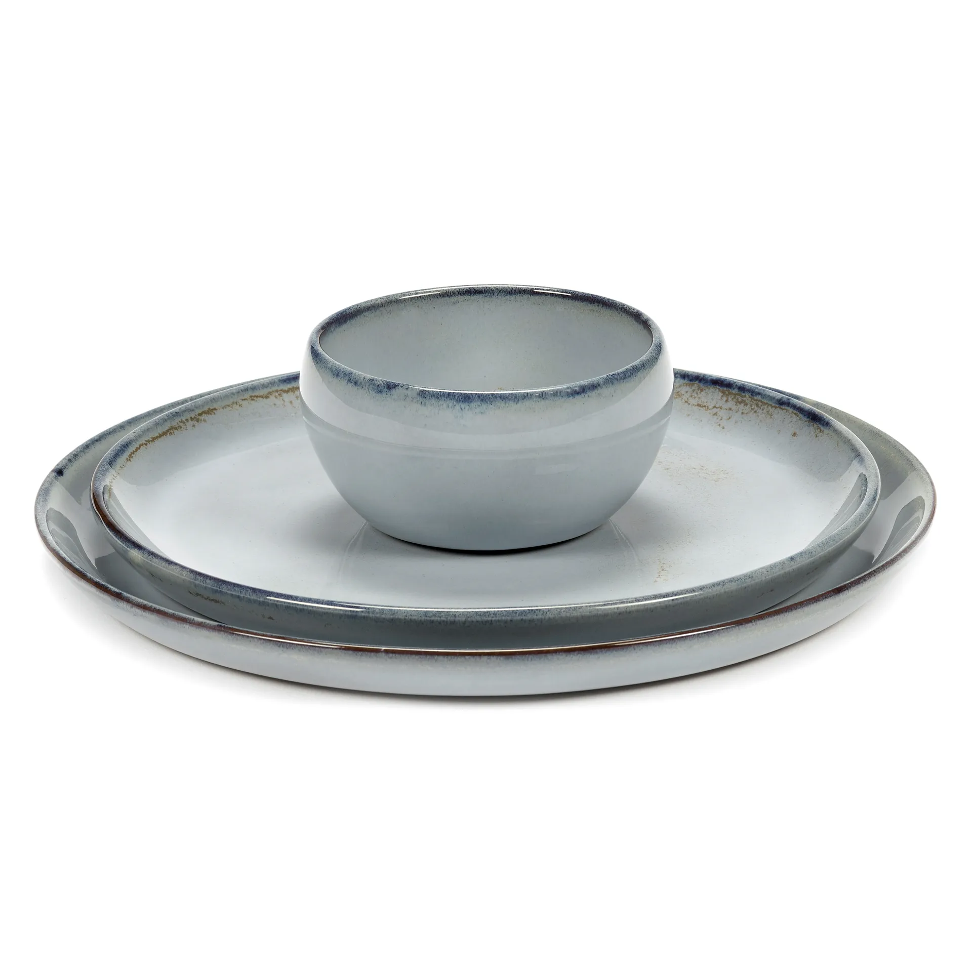 Pure Blue Glazed bowl Ø9 cm, blue Serax