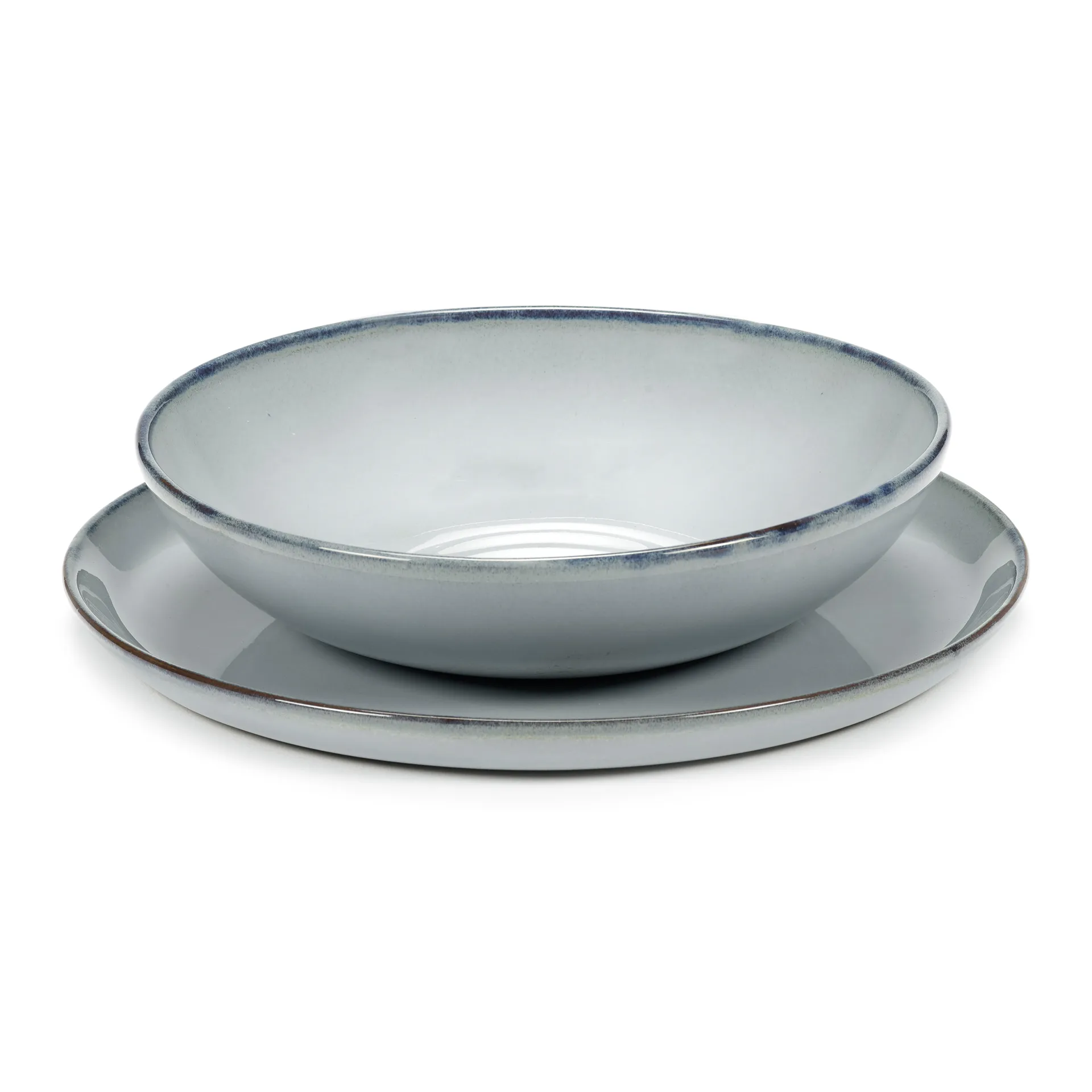 Pure Blue Glazed deep plate Ø19.5 cm, Blue Serax