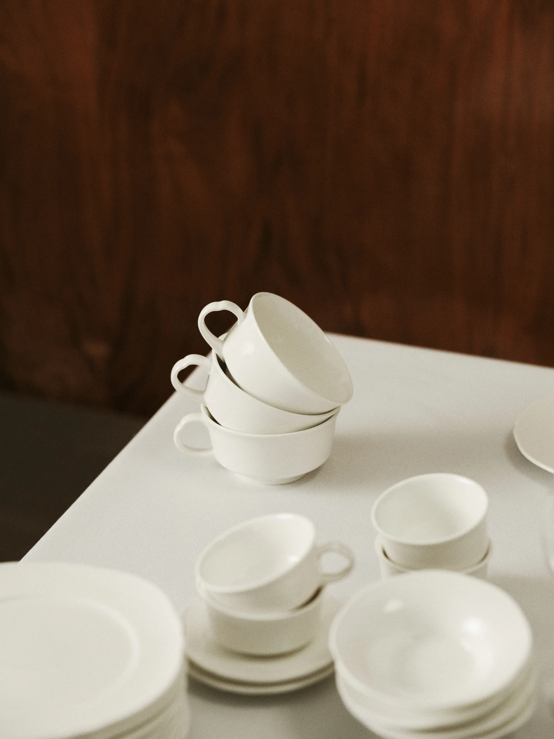 Silhouette coffee cup 19 cl 4-pack, White Serax