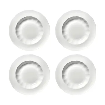 Silhouette deep plate L Ø27 cm 4-pack - White - Serax