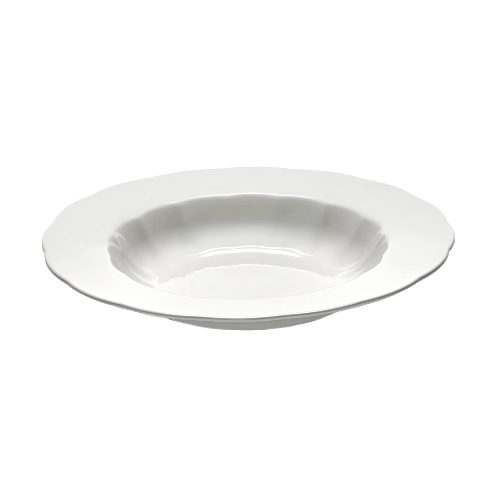 Silhouette deep plate L Ø27 cm 4-pack, White Serax