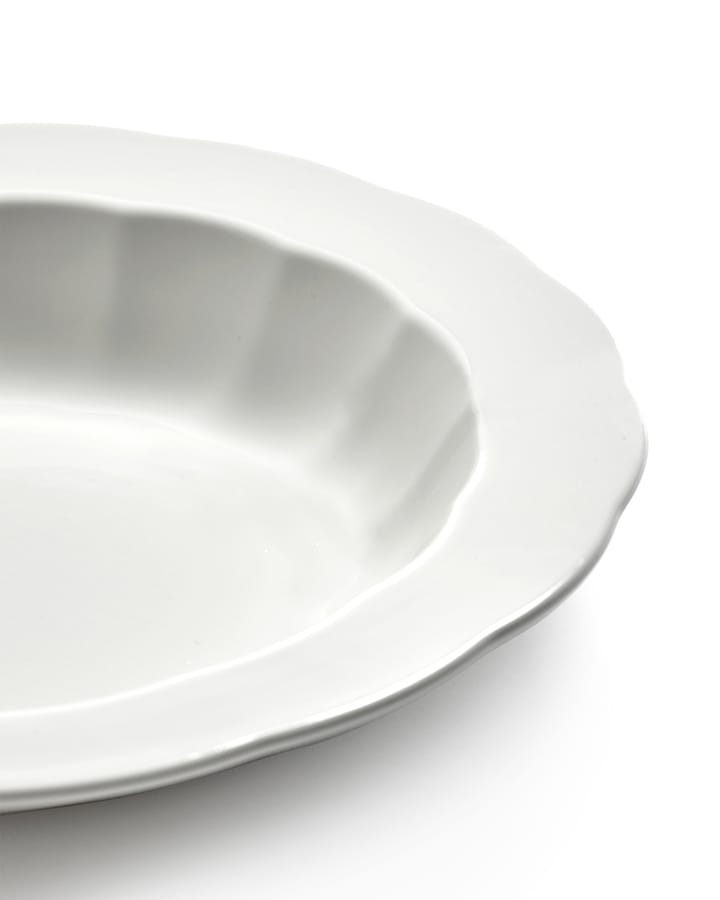 Silhouette deep plate L Ø27 cm, White Serax