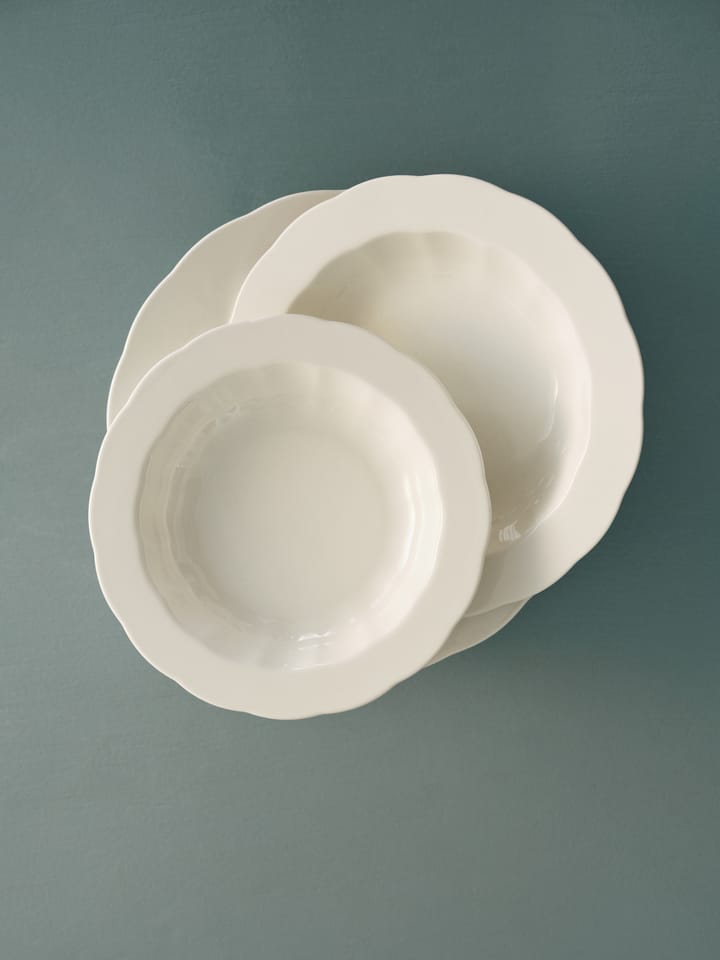 Silhouette deep plate L Ø27 cm, White Serax