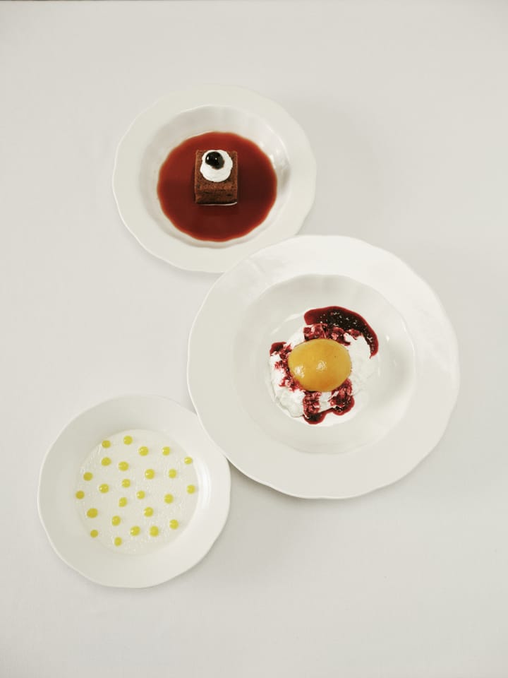 Silhouette deep plate L Ø27 cm, White Serax