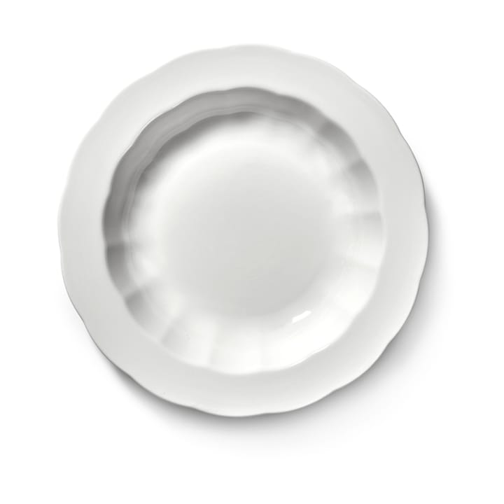 Silhouette deep plate S Ø21.5 cm - White - Serax