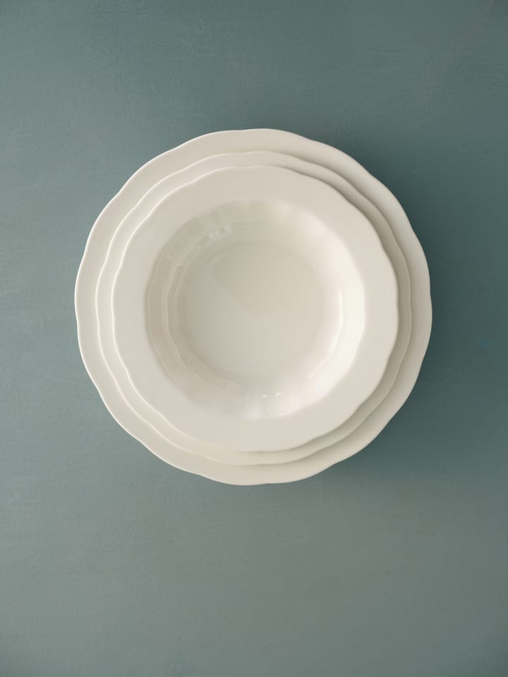 Silhouette deep plate S Ø21.5 cm, White Serax