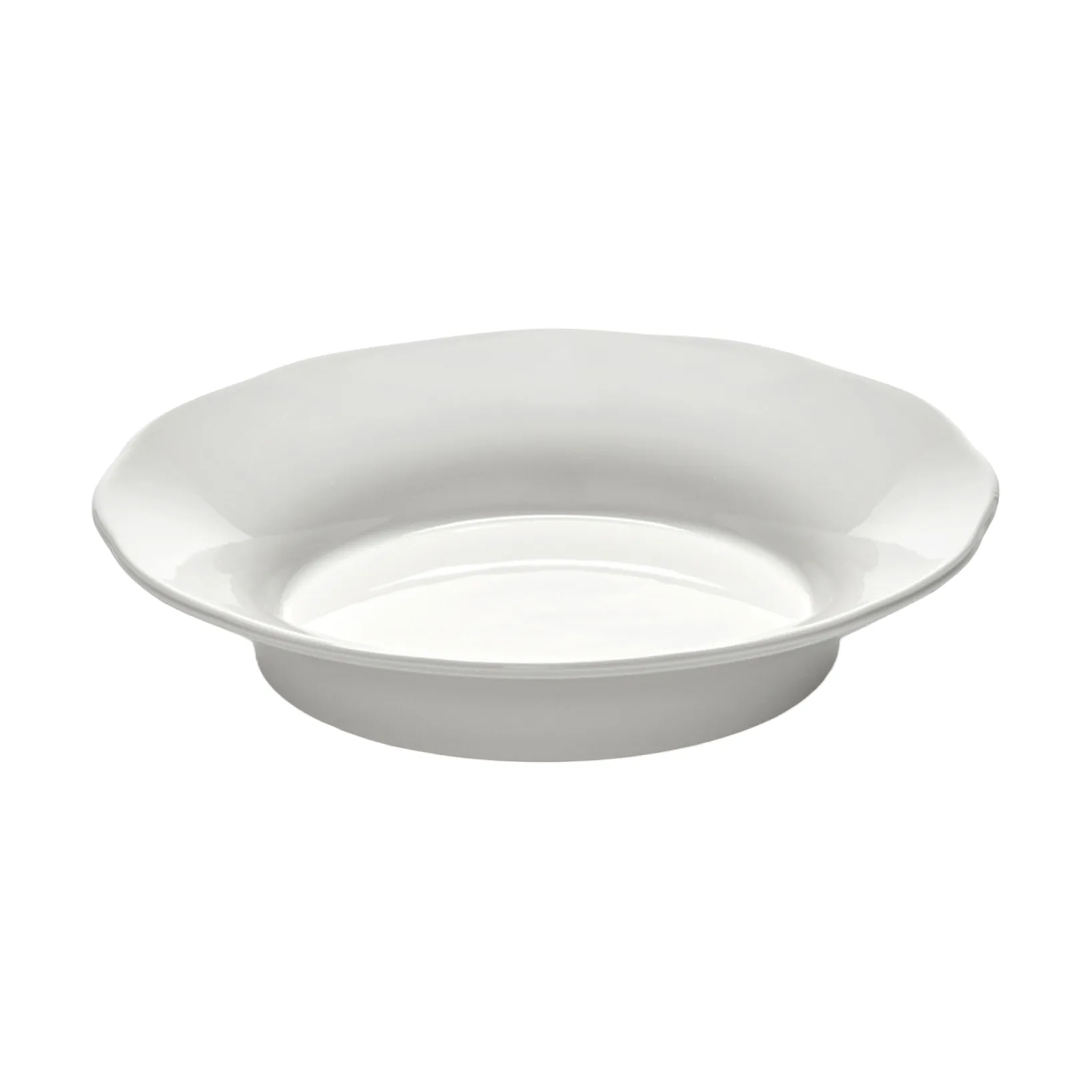 Silhouette deep side plate L Ø18.5 cm 4-pack, White Serax