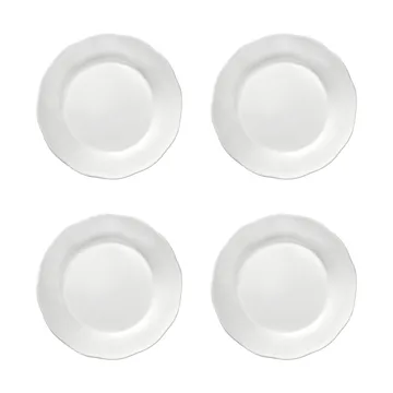 Silhouette deep side plate M Ø15 cm 4-pack - White - Serax