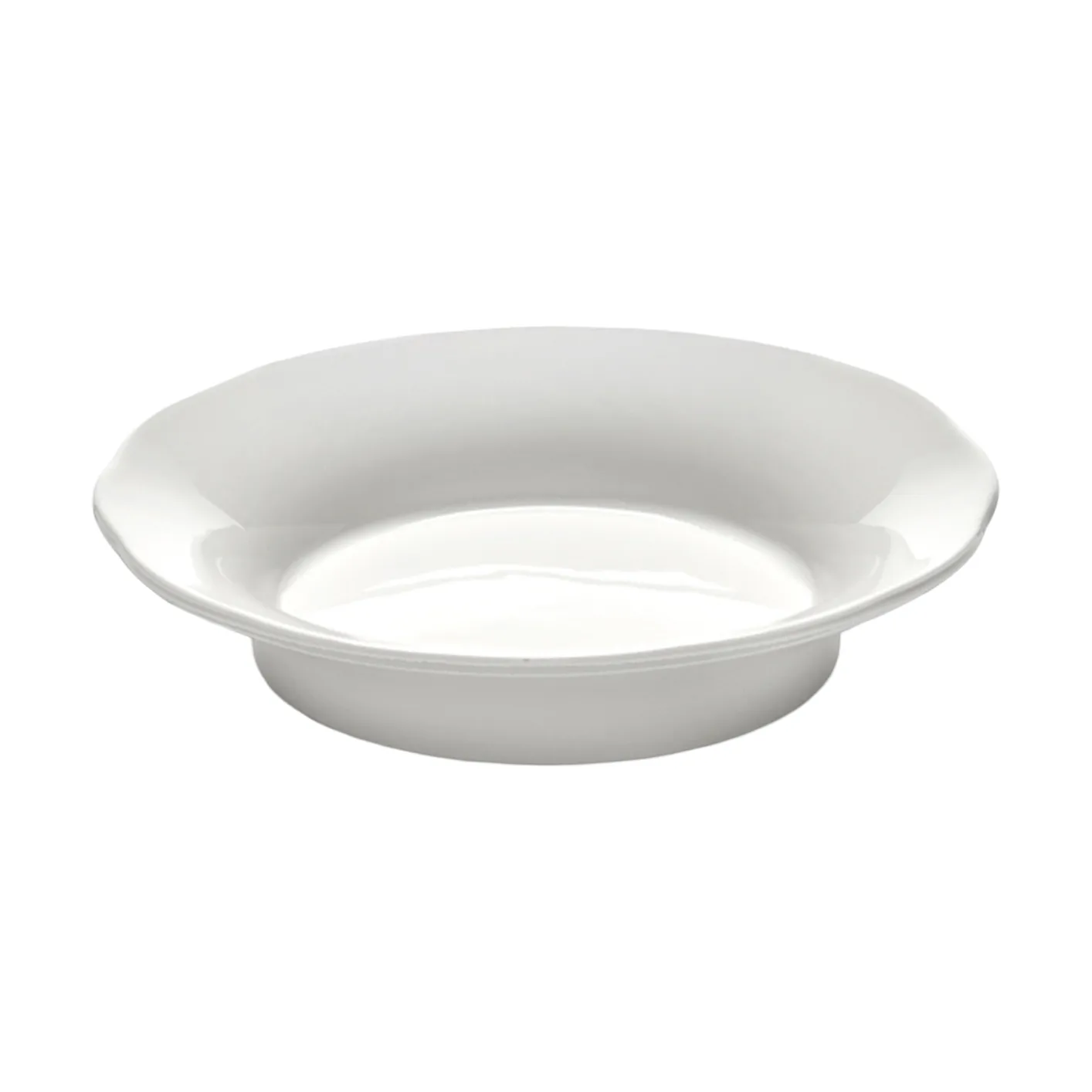 Silhouette deep side plate M Ø15 cm 4-pack, White Serax