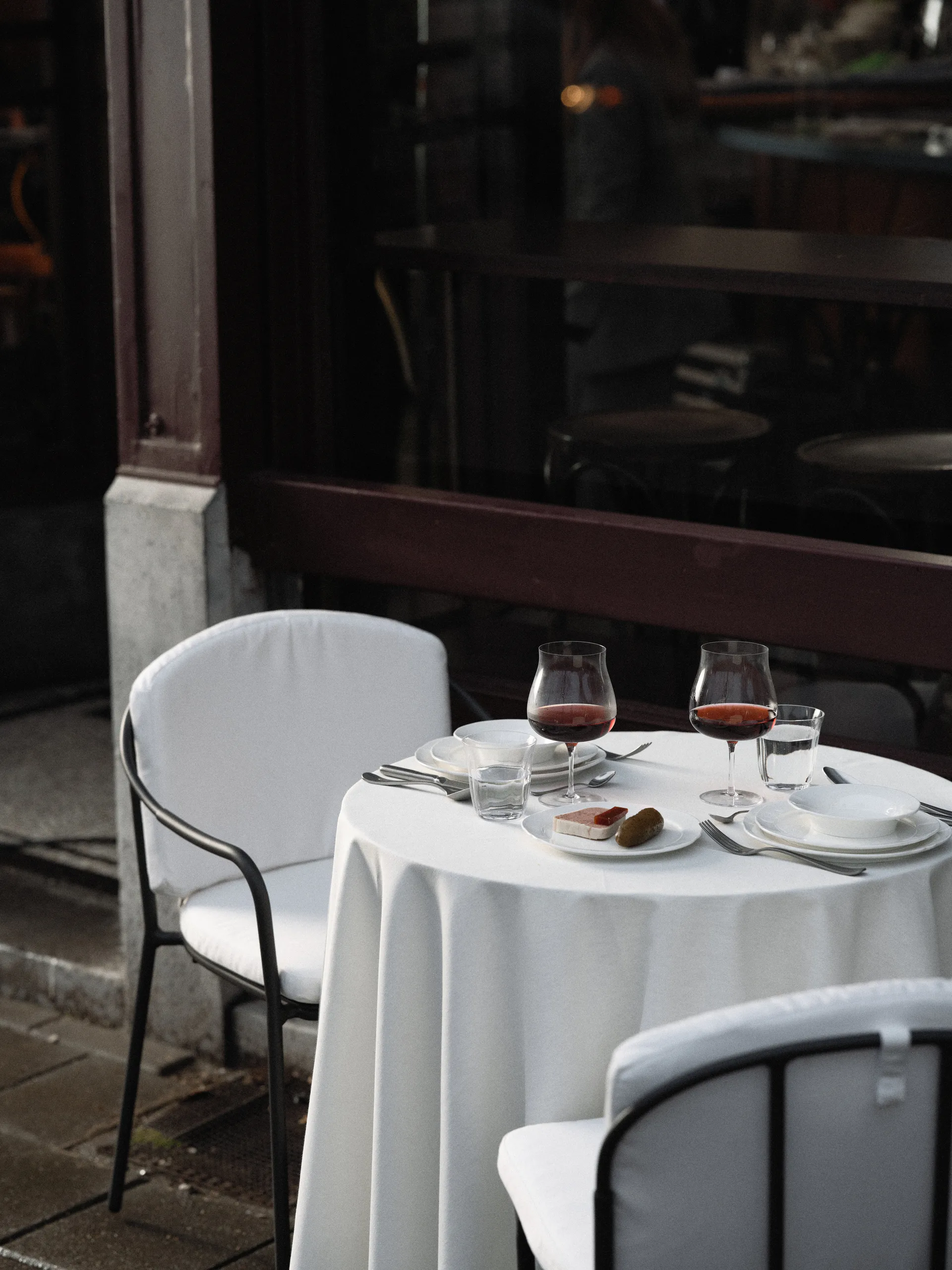 Silhouette deep side plate M Ø15 cm 4-pack, White Serax