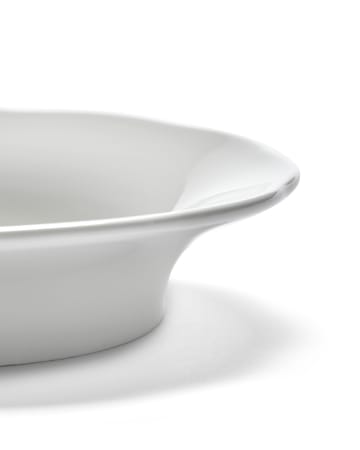 Silhouette deep side plate M Ø15 cm - White - Serax