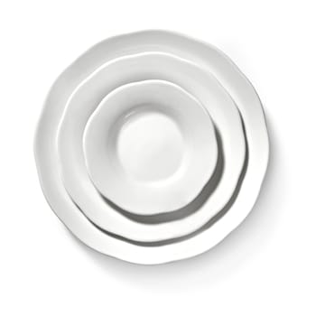 Silhouette deep side plate M Ø15 cm - White - Serax