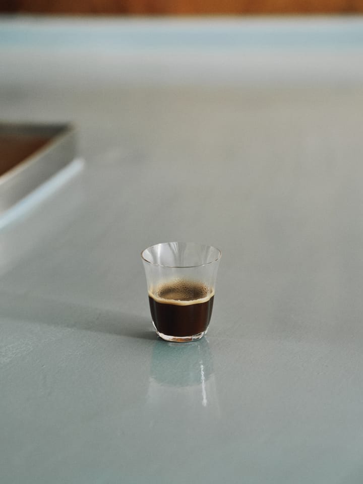Silhouette double espresso glass 11 cl, Clear Serax