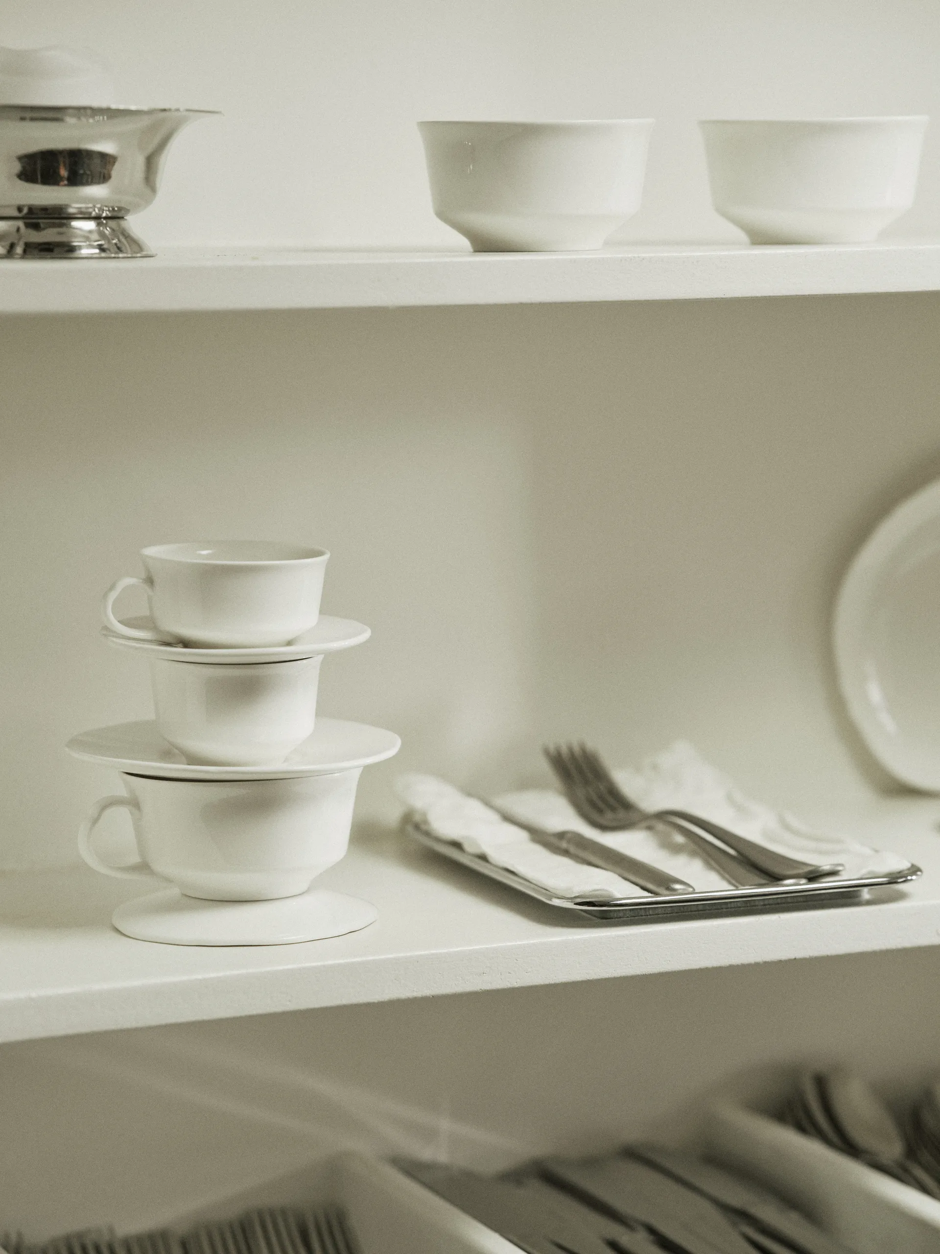 Silhouette espresso cup 10 cl 4-pack, White Serax