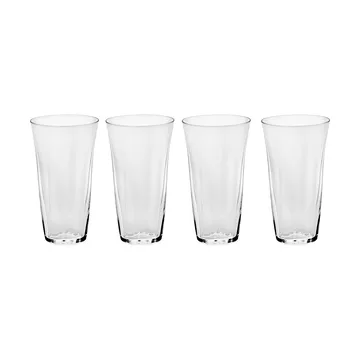 Silhouette long drink glass 44 cl 4-pack - Clear - Serax