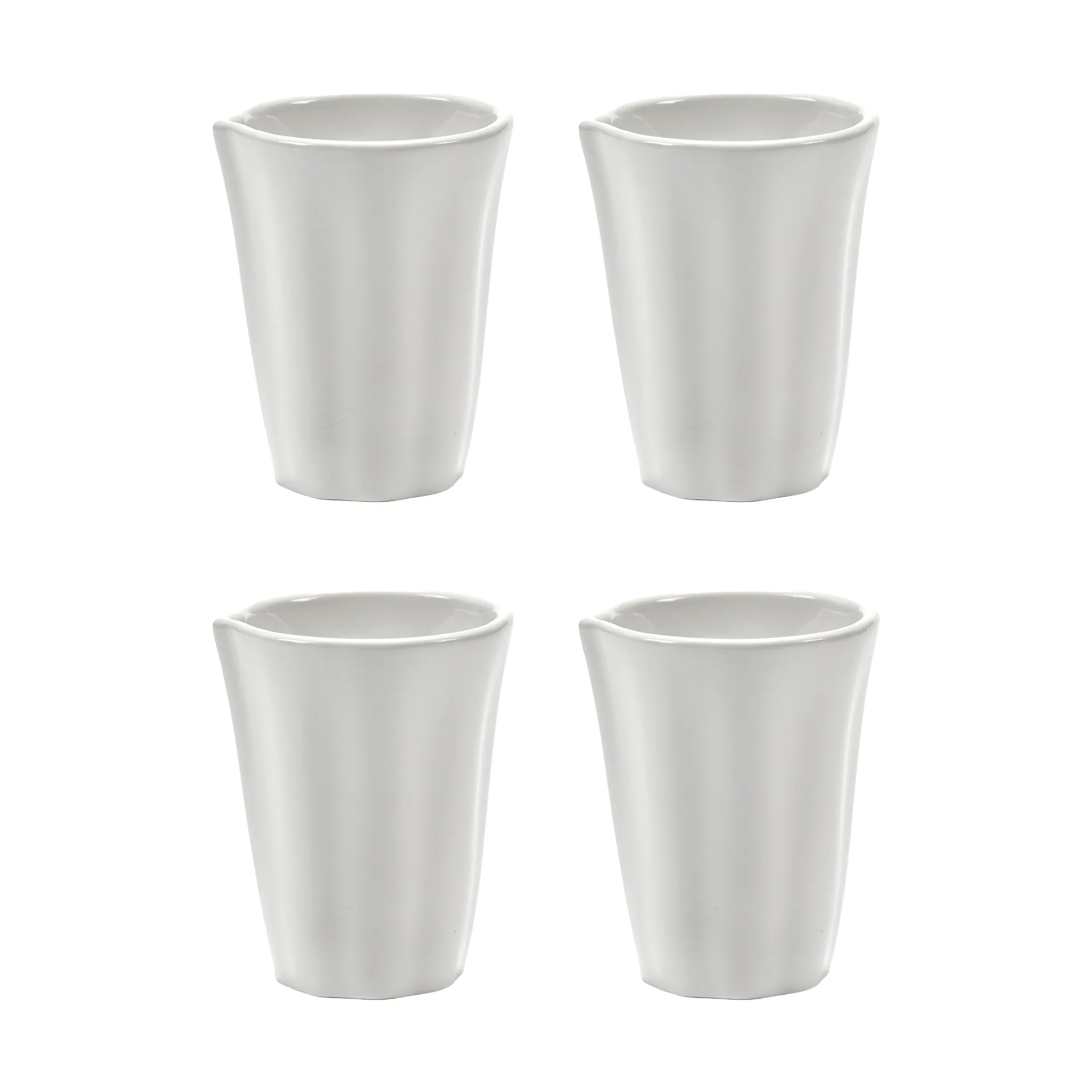 Silhouette milk carafe 7 cl 4-pack, White Serax