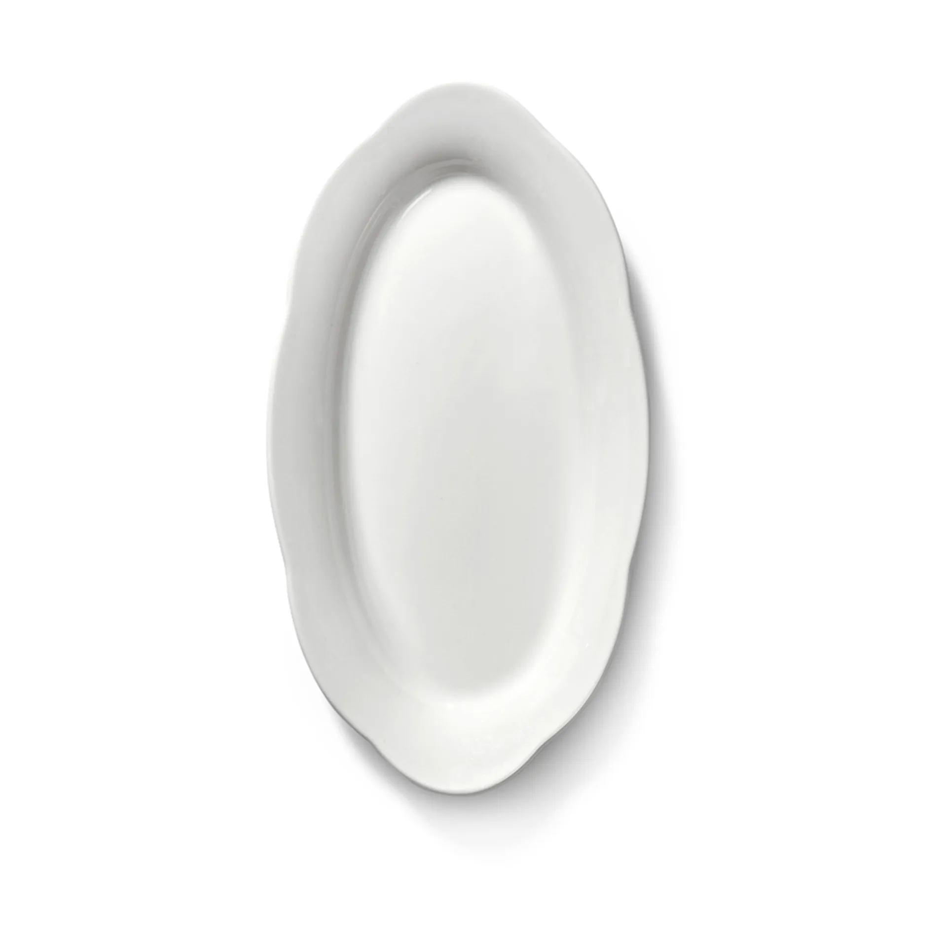 Silhouette oval deep plate S 10x18.5 cm 2-pack, White Serax