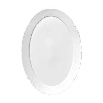 Silhouette oval plate L 21x30 cm 4-pack - White - Serax