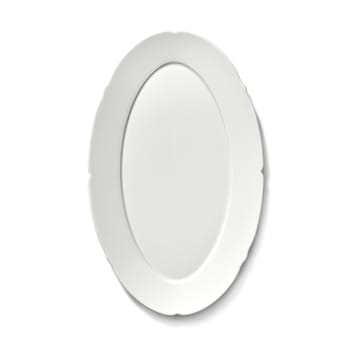 Silhouette oval plate M 15x24.5 cm - White - Serax