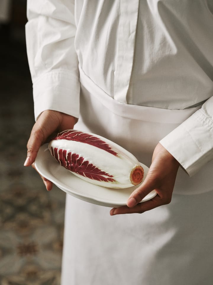 Silhouette oval plate S 10x18.5 cm, White Serax