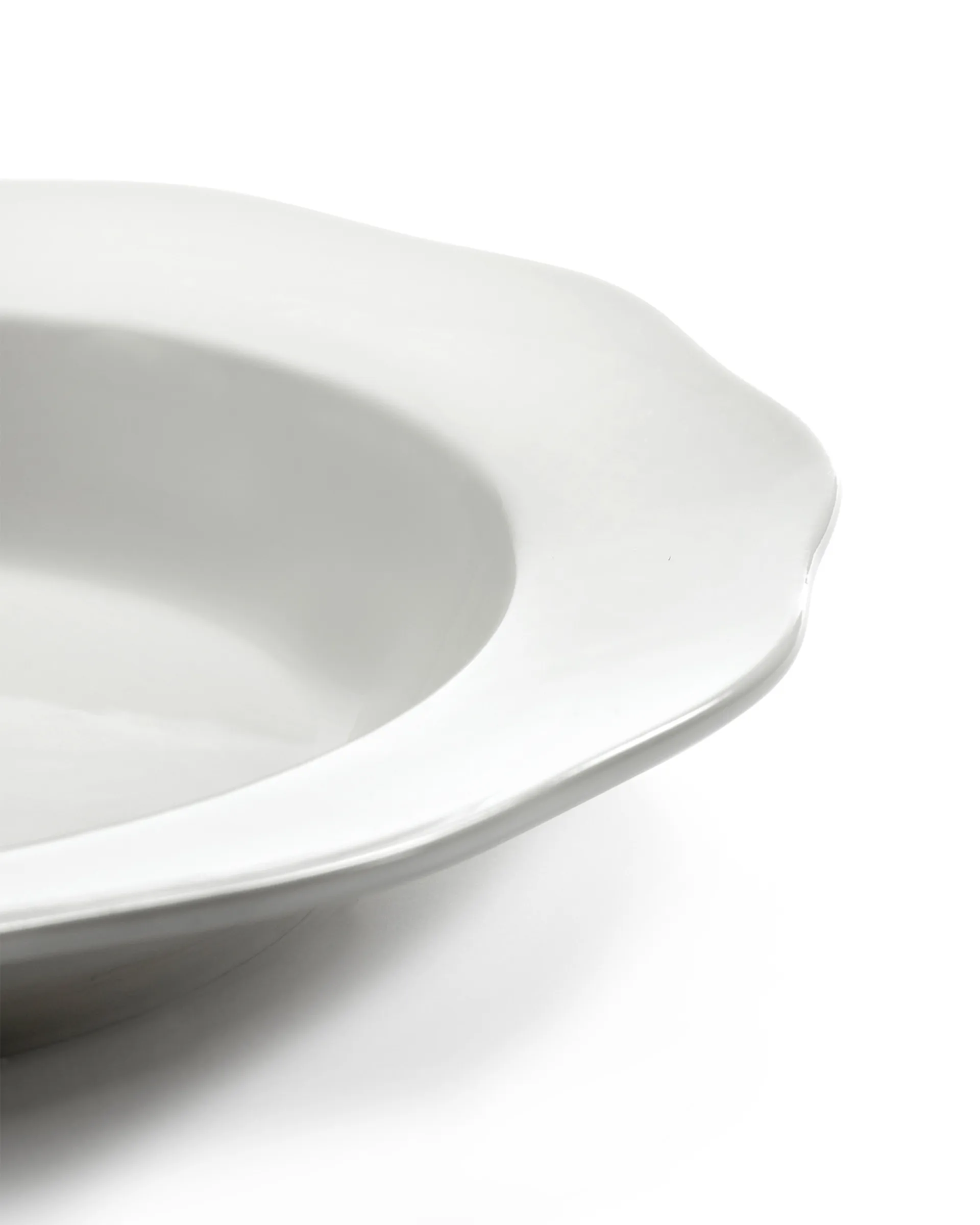 Silhouette pasta plate Ø22 cm 4-pack, White Serax