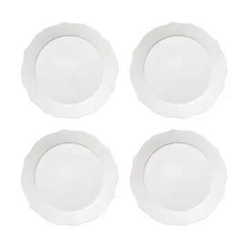 Silhouette plate L Ø26 cm 4-pack - White - Serax