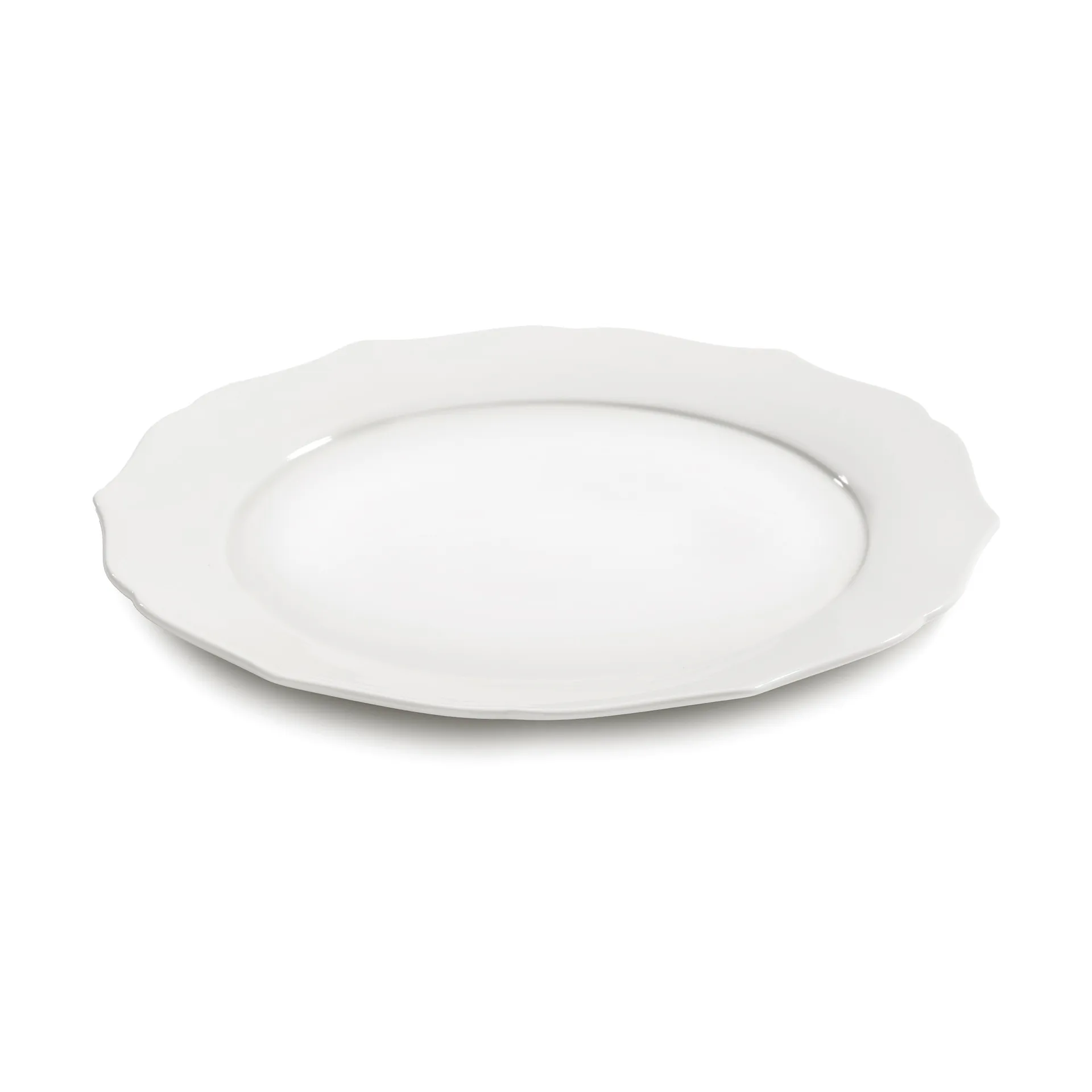 Silhouette plate L Ø26 cm 4-pack, White Serax