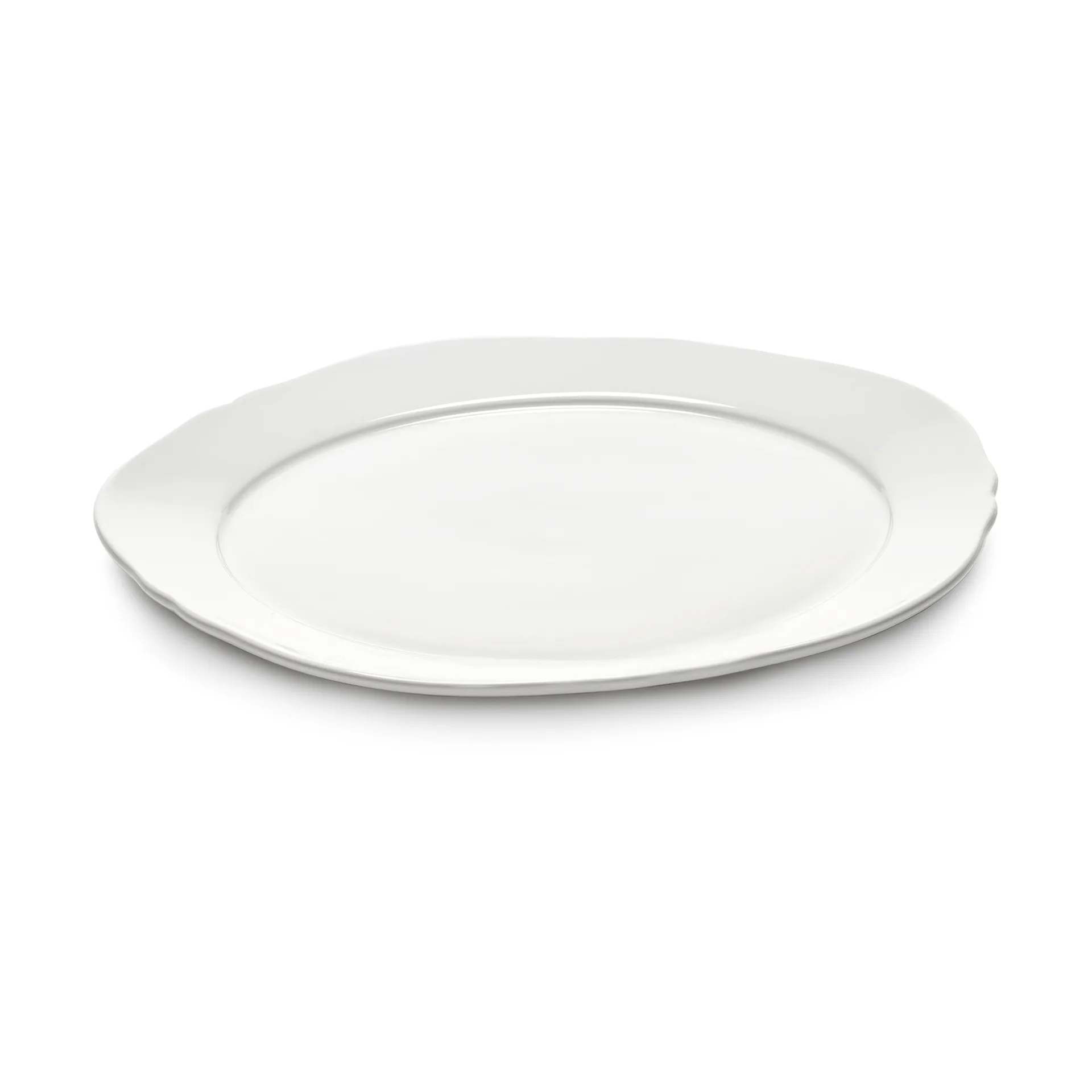 Silhouette plate M Ø23.5 cm 4-pack, White Serax