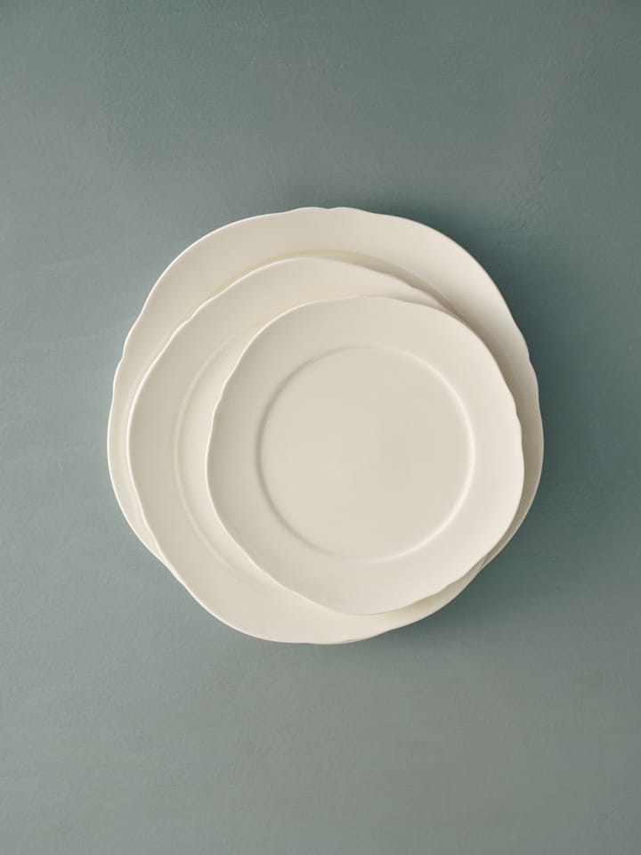 Silhouette plate M Ø23.5 cm, White Serax