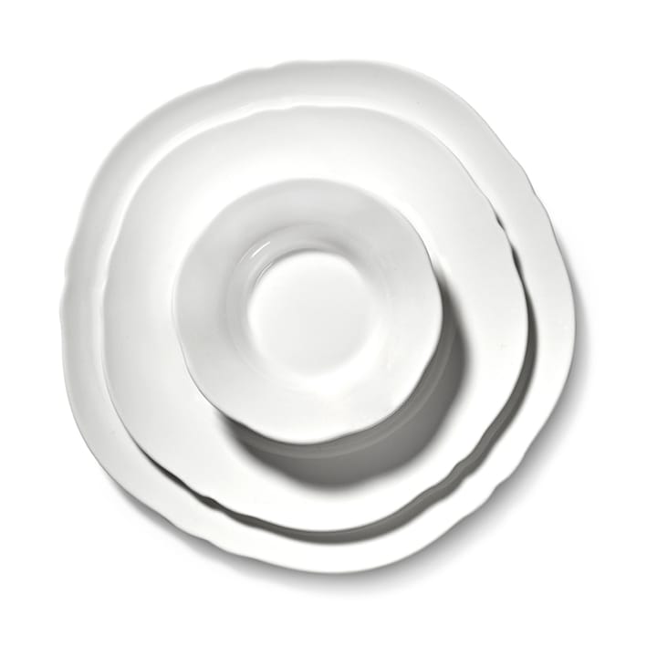 Silhouette plate M Ø23.5 cm, White Serax