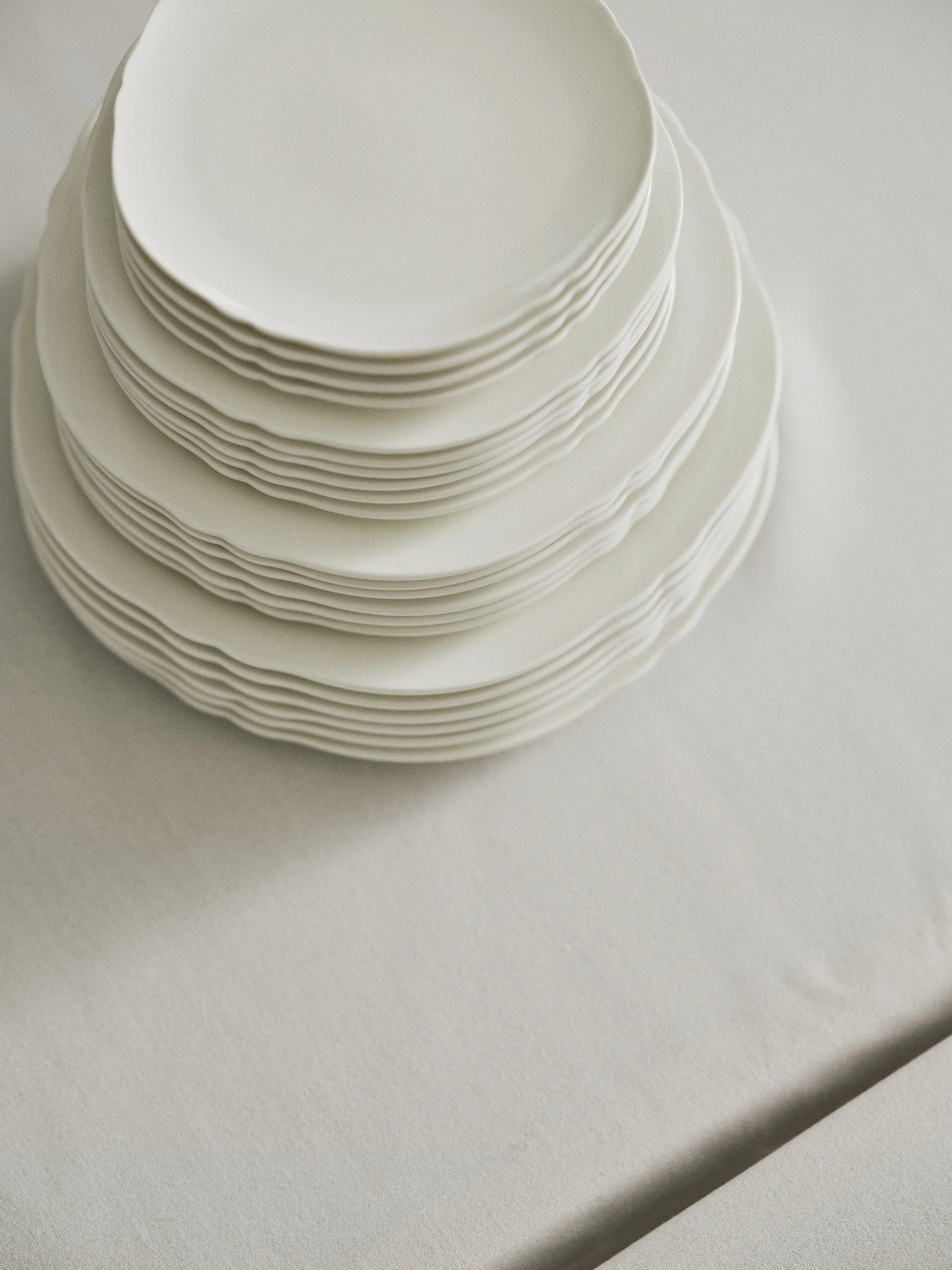 Silhouette plate XS Ø17 cm 4-pack, White Serax