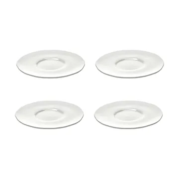 Silhouette saucer for coffee cup Ø12.7 cm 4-pack - White - Serax