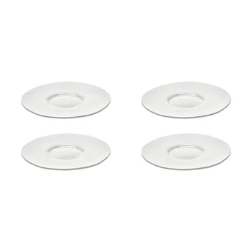 Silhouette saucer for espresso cup Ø10.3 cm 4-pack - White - Serax