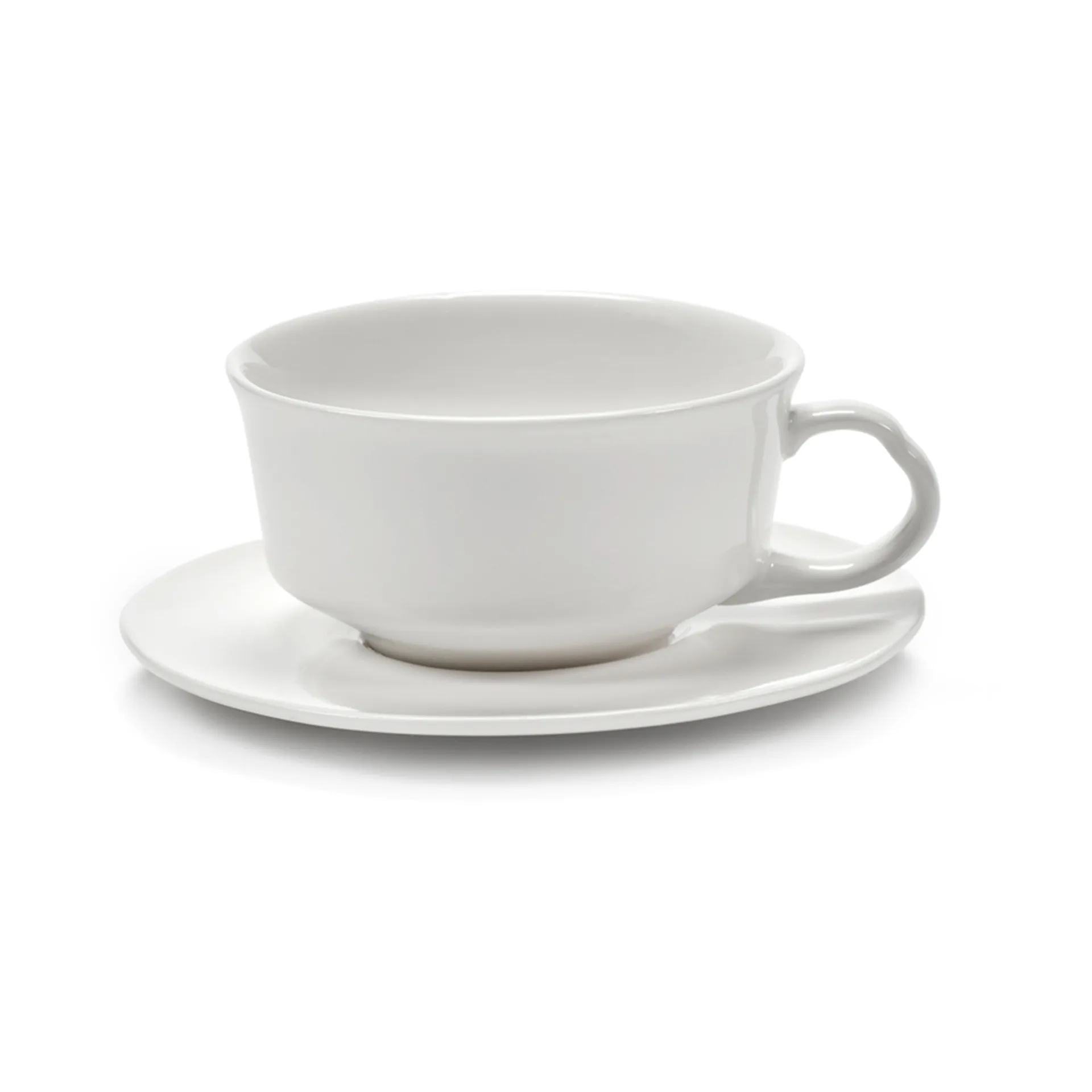 Silhouette saucer for espresso cup Ø10.3 cm 4-pack, White Serax