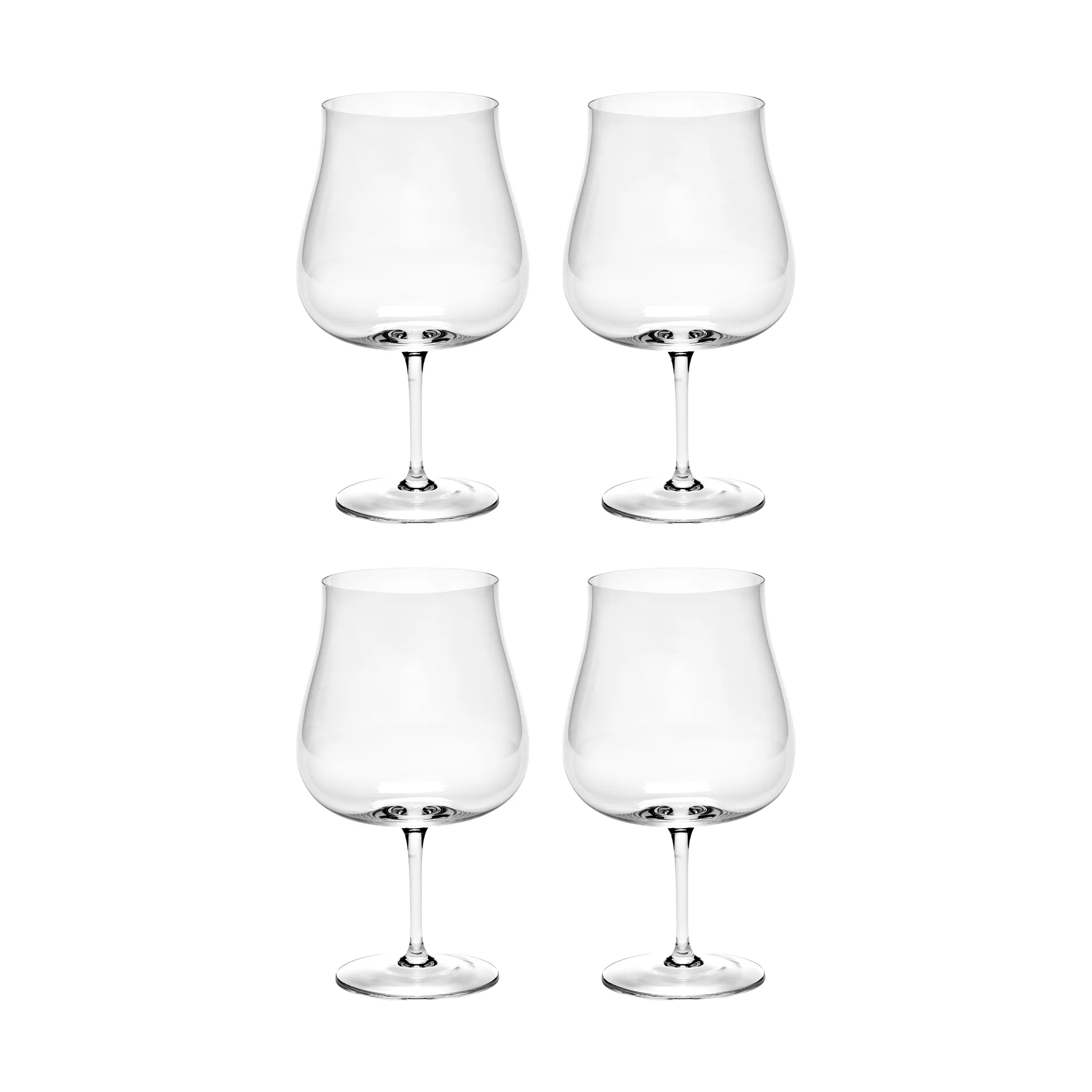 Silhouette white wine glass 59 cl 4-pack, Clear Serax