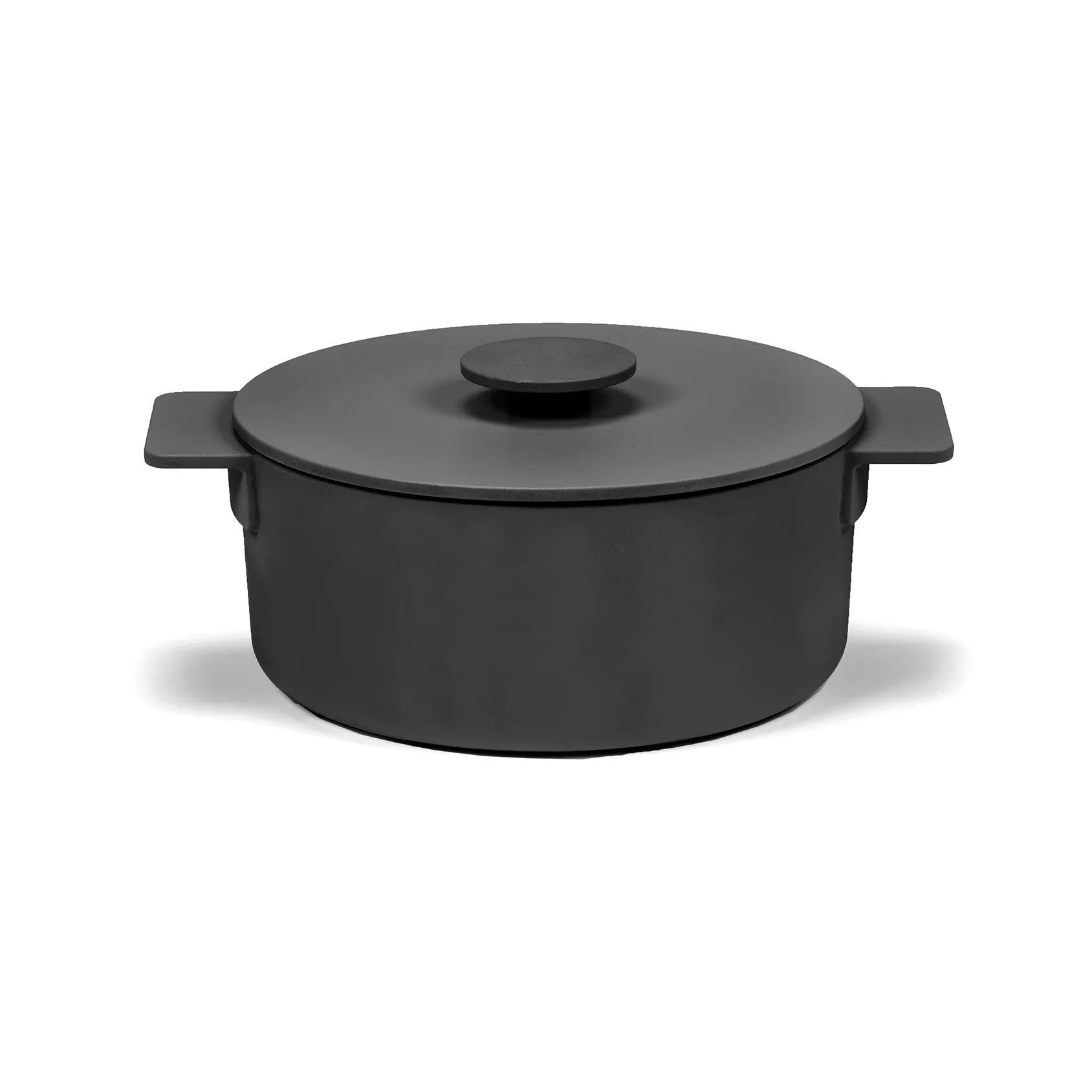 Surface cast iron casserole black, 2 l Serax