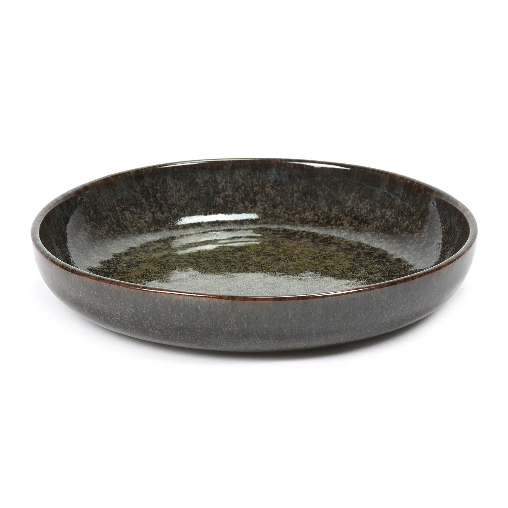 Surface deep plate 23 cm, indi grey Serax