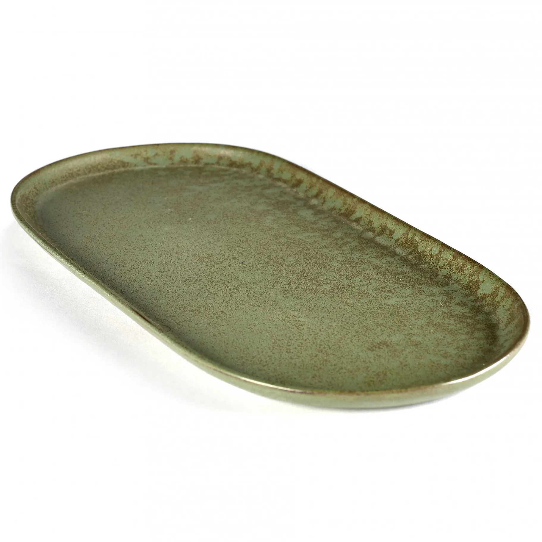 Surface tapas plate 17x35.5 cm, camogreen Serax