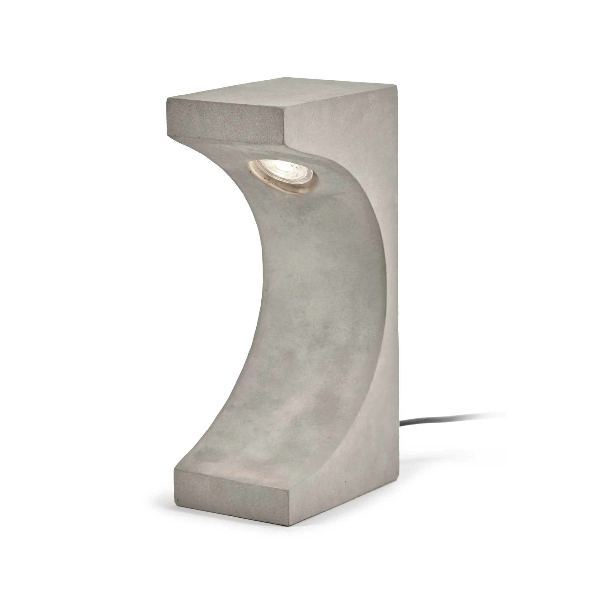 Tangent Concrete table lamp 33 cm, Grey Serax