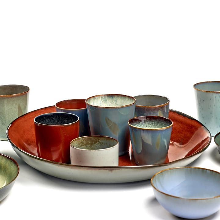 Terres de Rêves cup M, rust-dark blue Serax