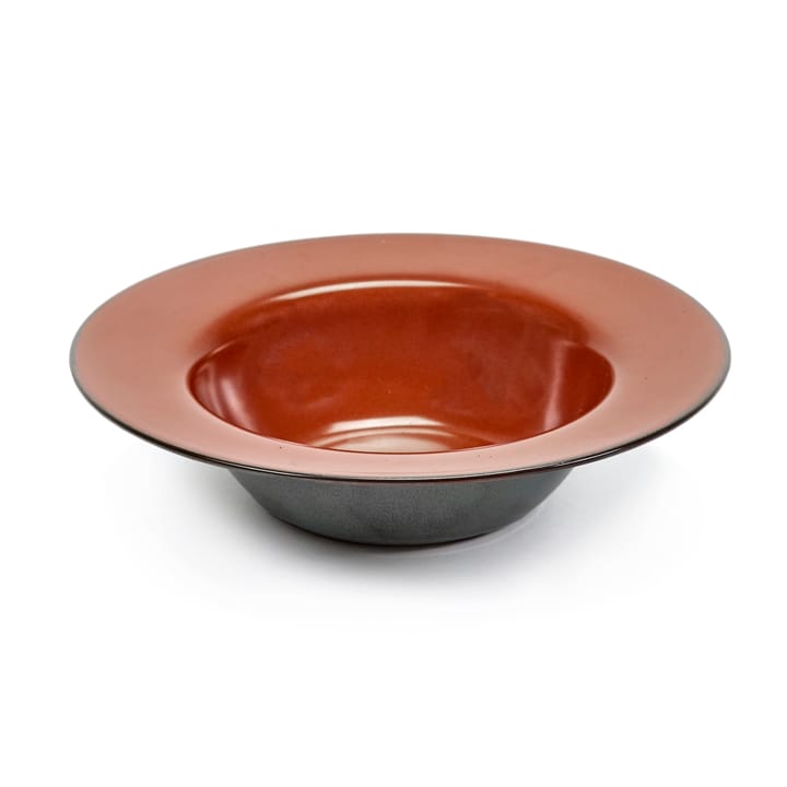 Terres de Rêves deep  plate 21.3 cm - rust-smokey blue - Serax