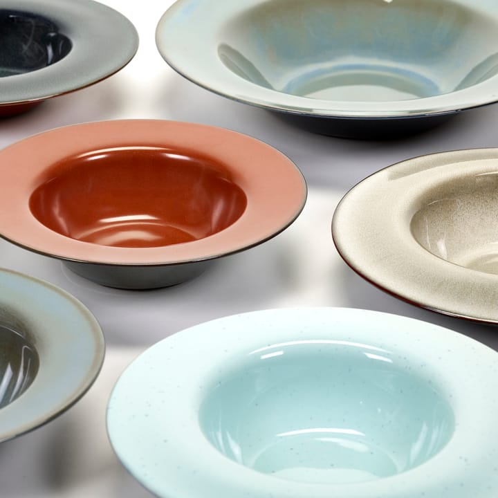 Terres de Rêves deep plate 21.3 cm, Rust-smokey blue Serax