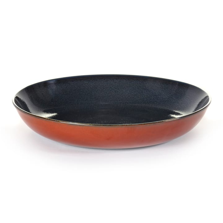 Terres de Rêves pasta plate 23.5 cm - dark blue-rust - Serax