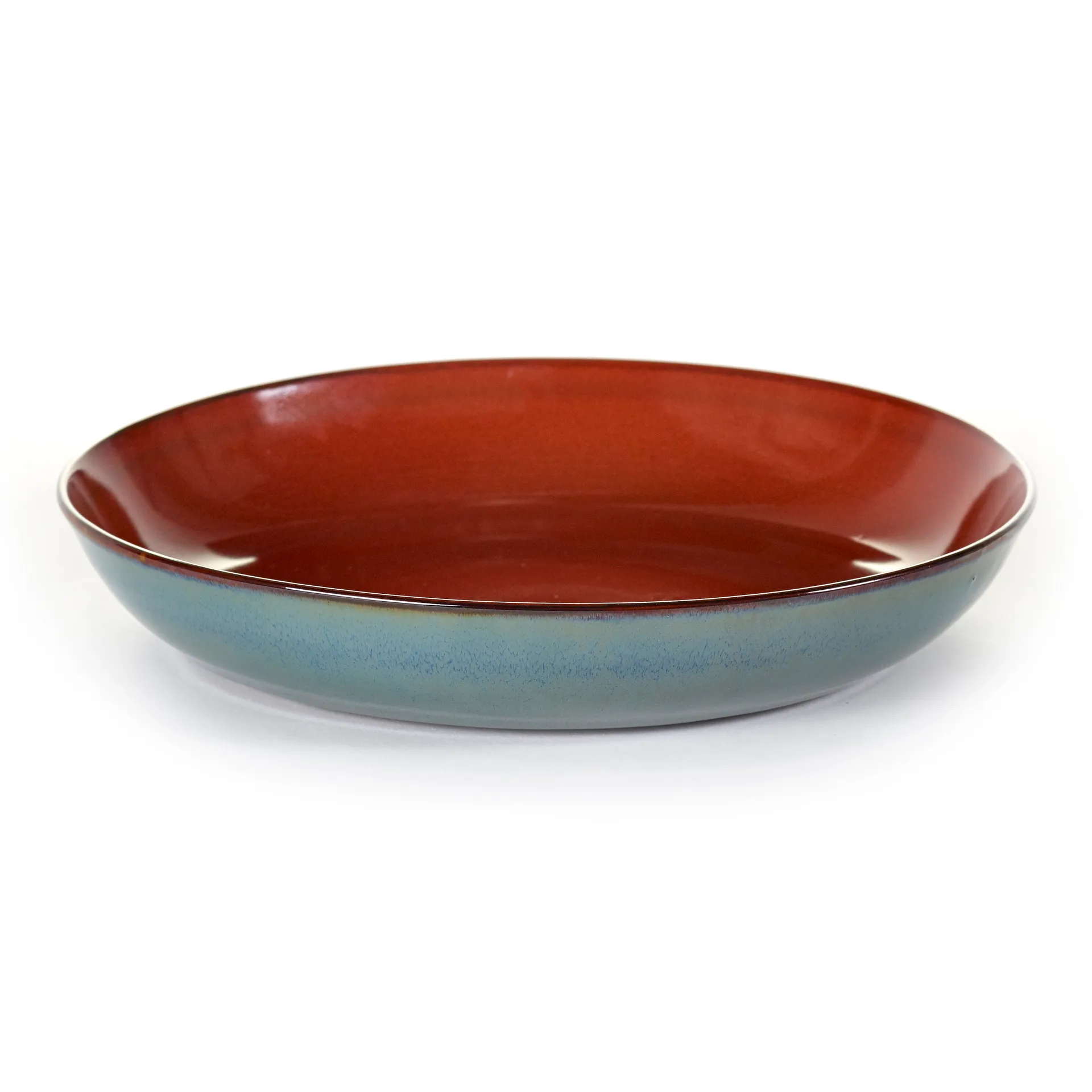 Terres de Rêves pasta plate 23.5 cm, rust-smokey blue Serax