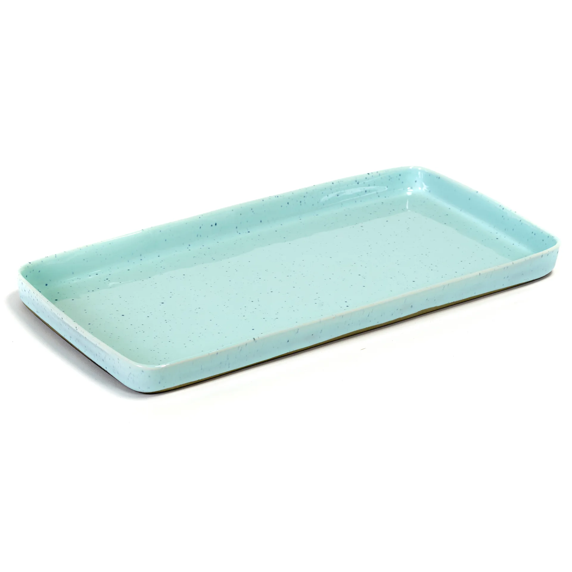 Terres de Rêves plate 18x37 cm, light blue Serax