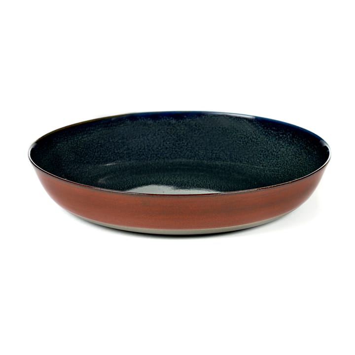 Terres de Rêves plate 21 cm - dark blue-rust - Serax