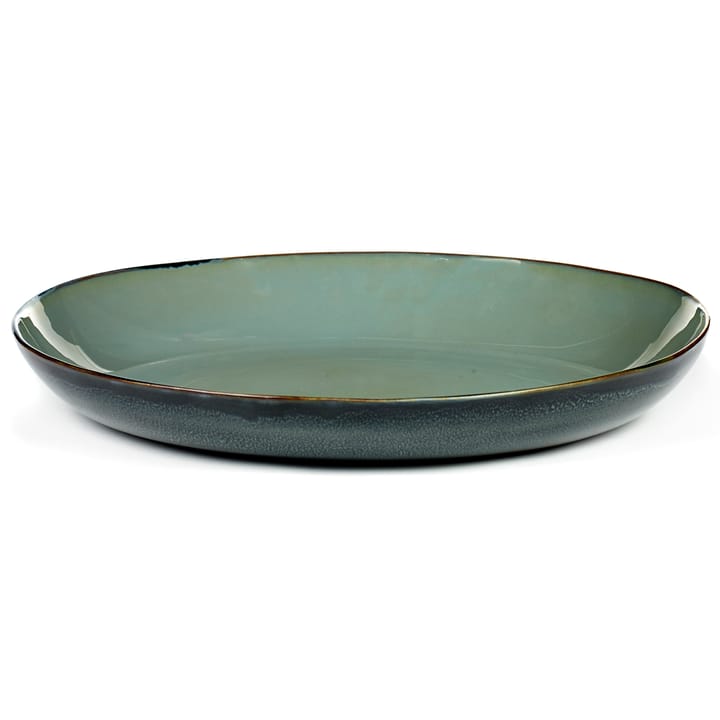 Terres de Rêves serving saucer 35.5 cm - smokey blue-dark blue - Serax