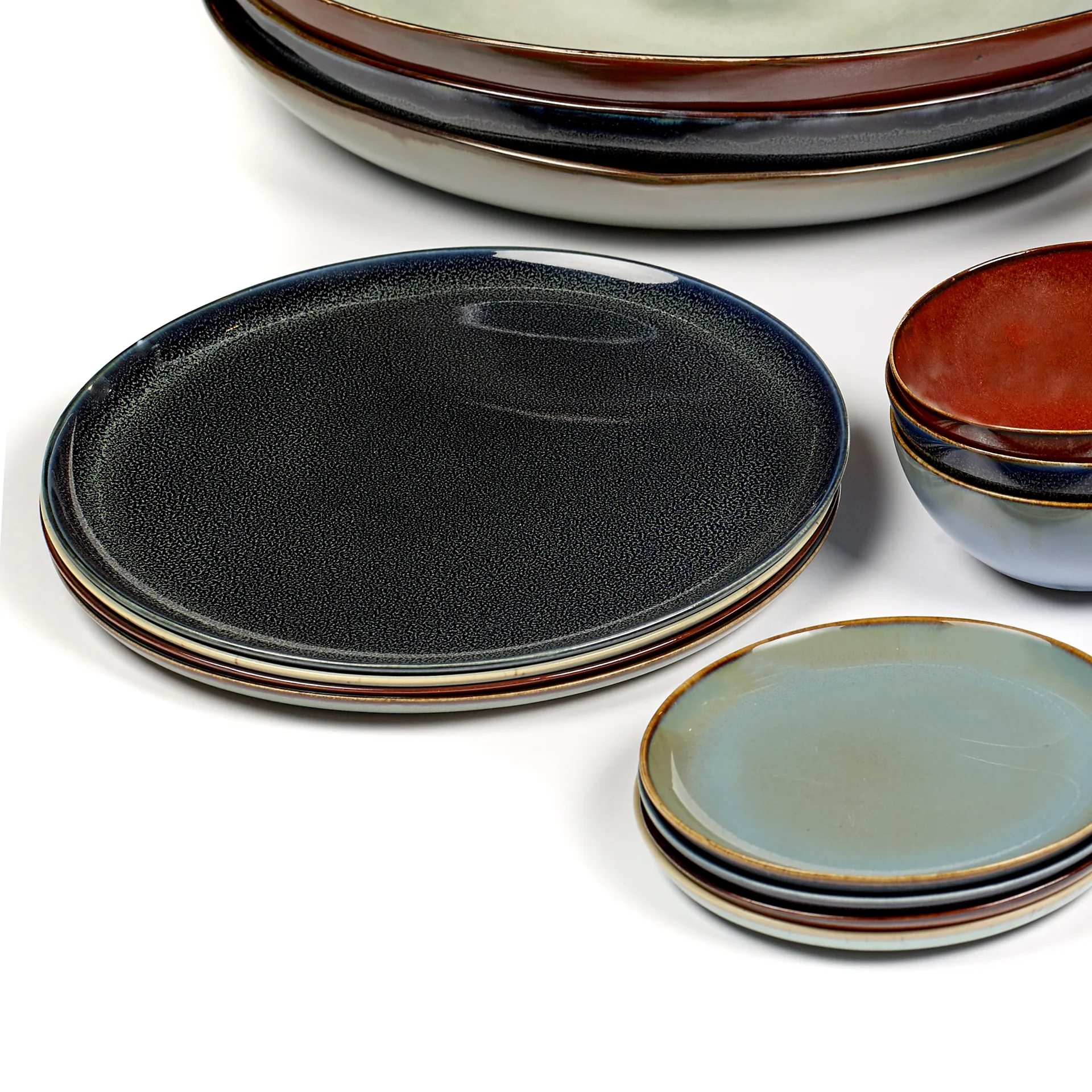 Terres de Rêves small plate 13 cm, smokey blue Serax