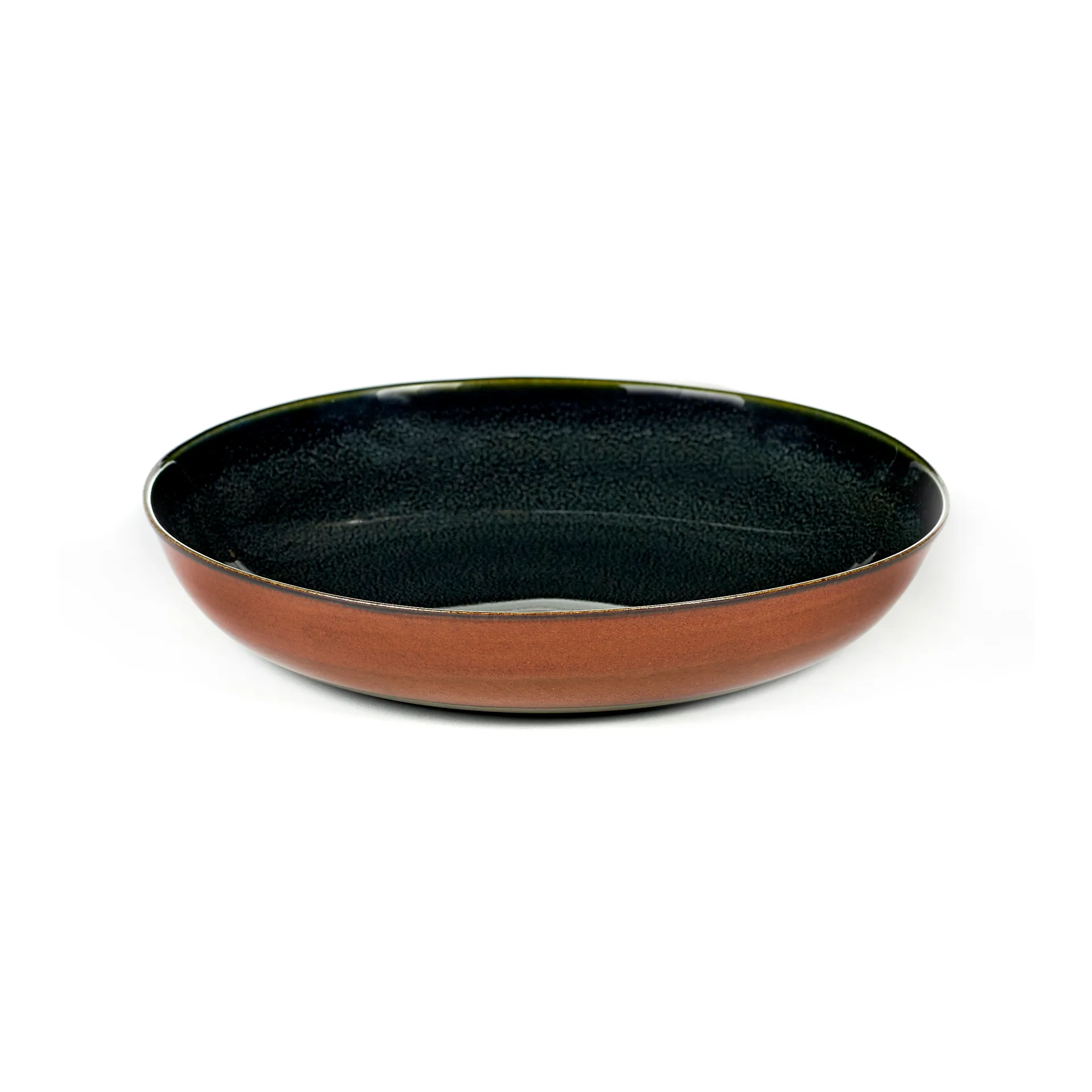 Terres de Rêves small plate 17.5 cm, dark blue-rust Serax
